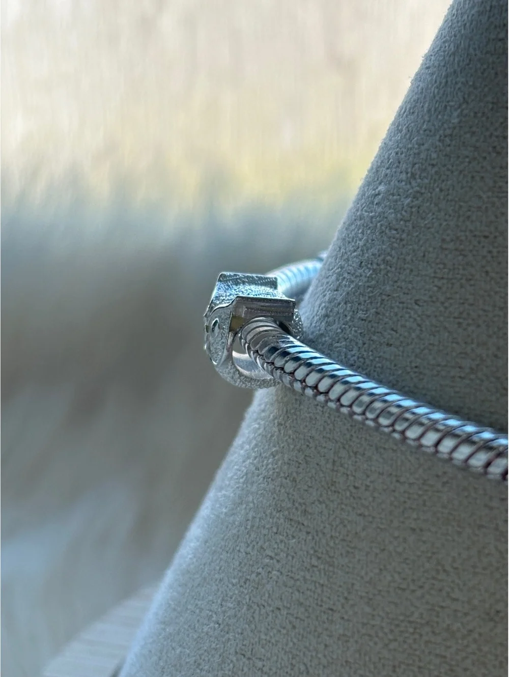Pandora Mini Owl Charm Sterling Silver Bracelet Charm